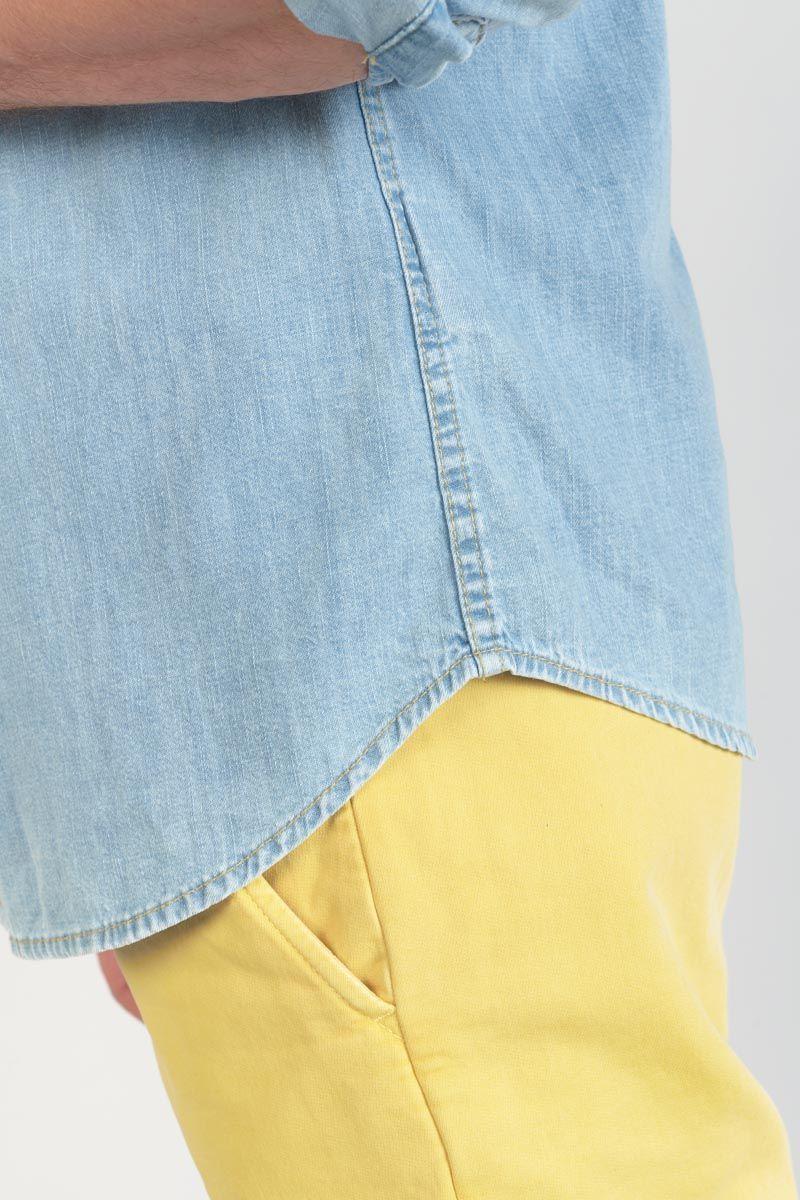 Le Temps Des Cerises Chemise Juanito En Jeans Bleu Clair