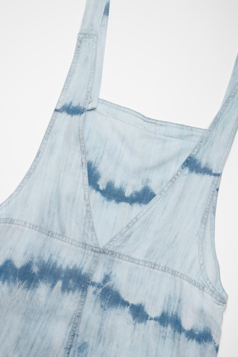 Le Temps Des Cerises Combi-short Hellasgi Tie And Dye Bleu