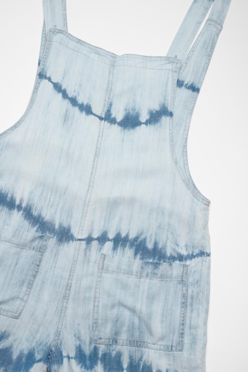 Le Temps Des Cerises Combi-short Hellasgi Tie And Dye Bleu