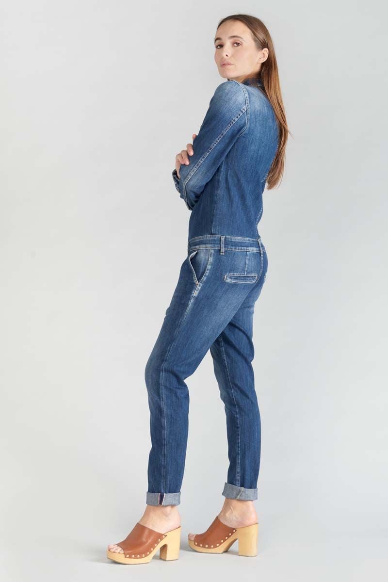 Le Temps Des Cerises Combinaison En Jeans Sena Bleue