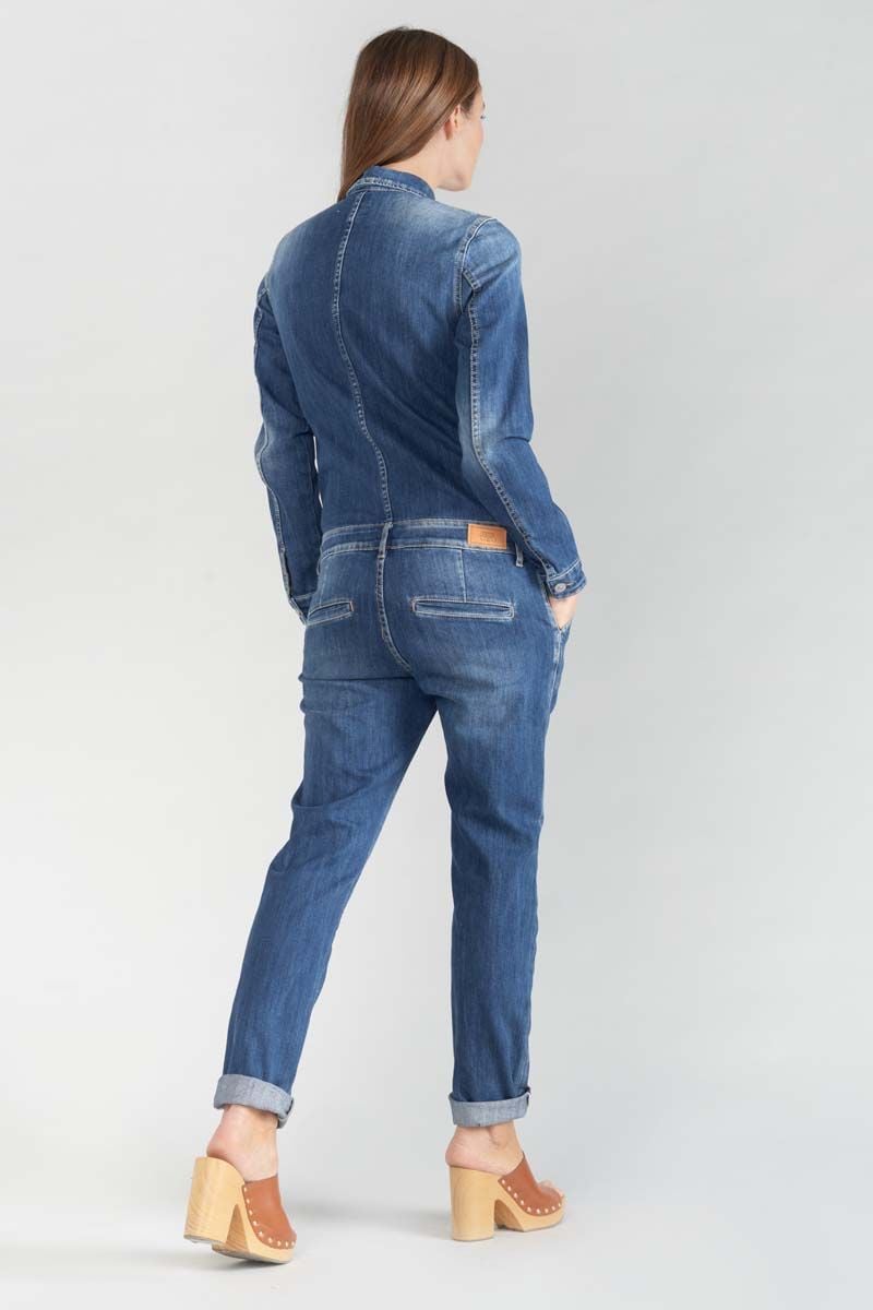 Le Temps Des Cerises Combinaison En Jeans Sena Bleue