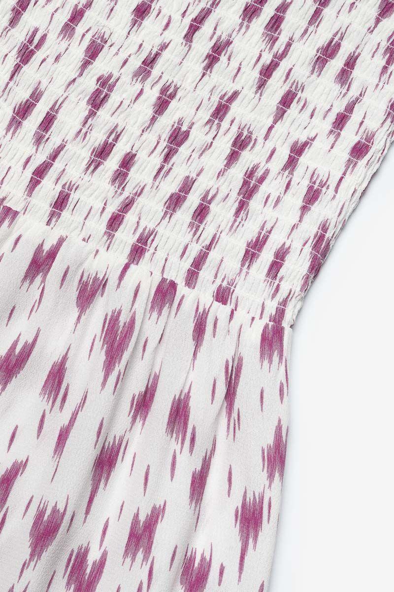 Le Temps Des Cerises Combinaison Pantalon Dodigi à Motif Violet