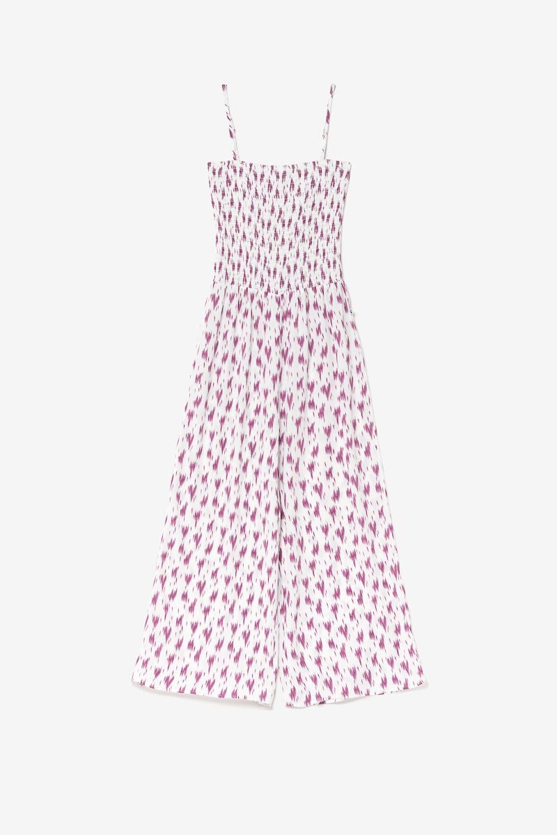 le temps des cerises Combinaison pantalon Dodigi à motif violet