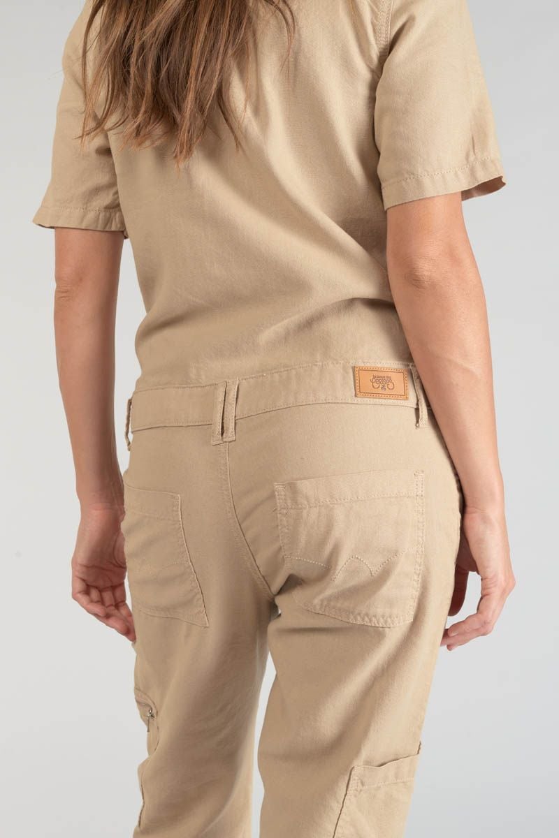 Le Temps Des Cerises Combinaison Pantalon Luminy Beige Sable