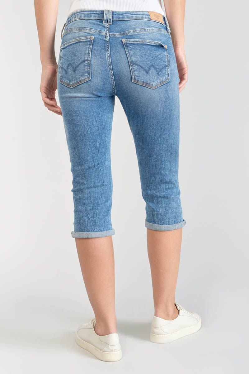 Le Temps Des Cerises Corsaire Oriol En Jeans Bleu Délavé