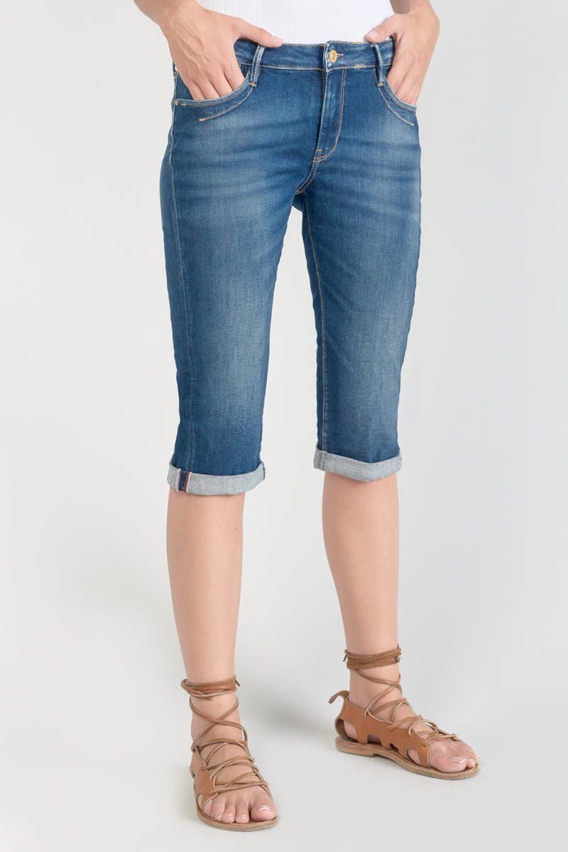 le temps des cerises Corsaire Vallon en jeans bleu délavé