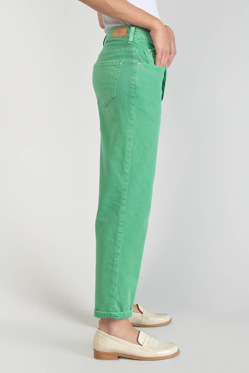 Le Temps Des Cerises Cosy Boyfit 7/8ème Jeans Vert Menthe