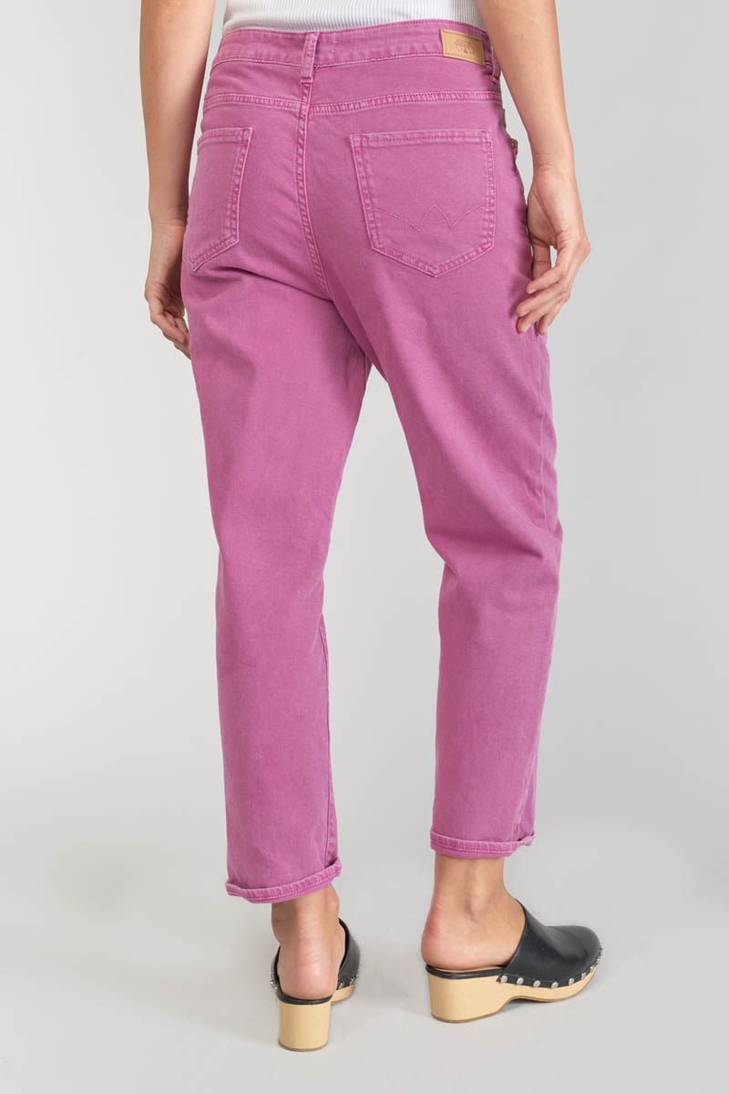 Le Temps Des Cerises Cosy Boyfit 7/8ème Jeans Violet Rose