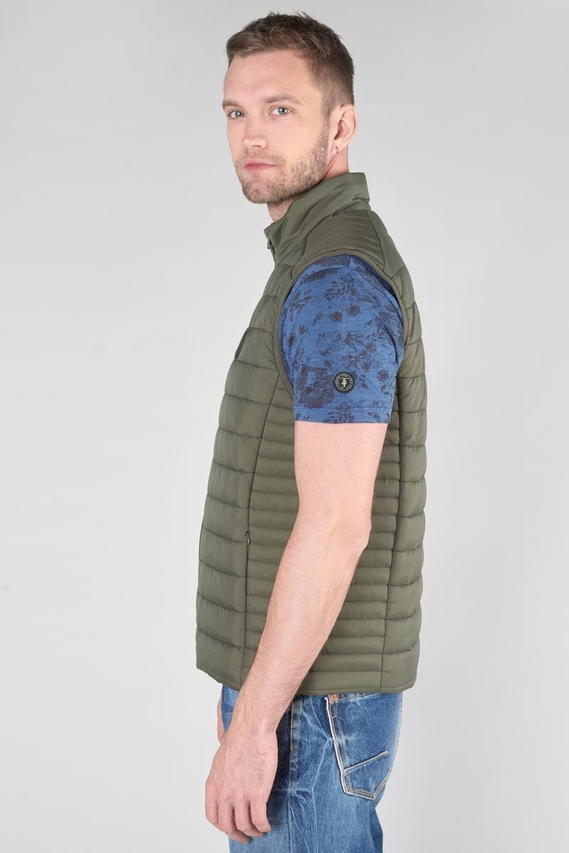 Le Temps Des Cerises Doudoune Sans Manches Croz Kaki