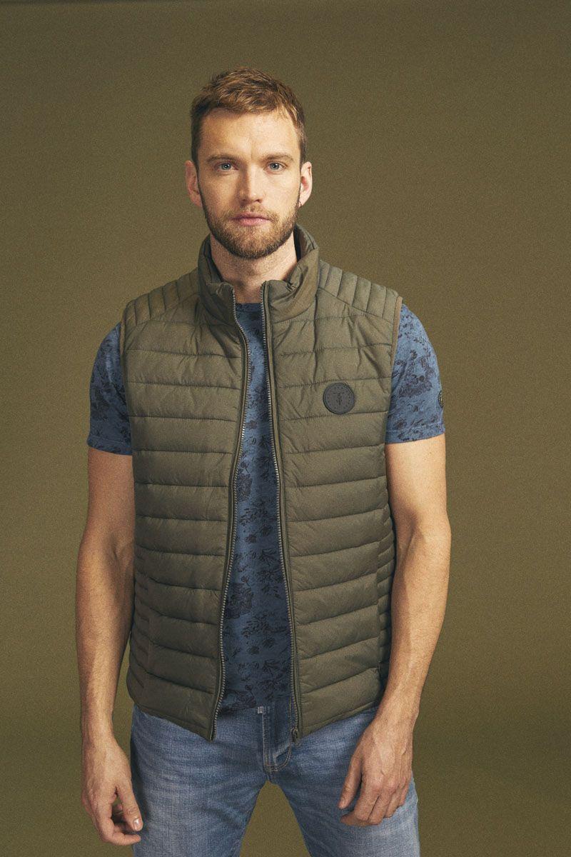 le temps des cerises Doudoune sans manches Croz kaki