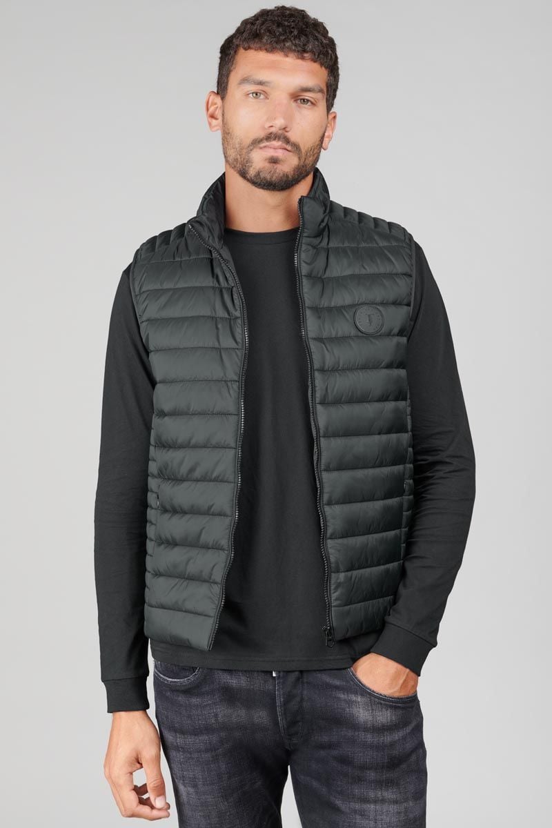 le temps des cerises Doudoune sans manches Croz noire