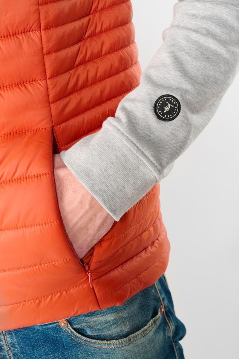 Le Temps Des Cerises Doudoune Sans Manches Croz Orange