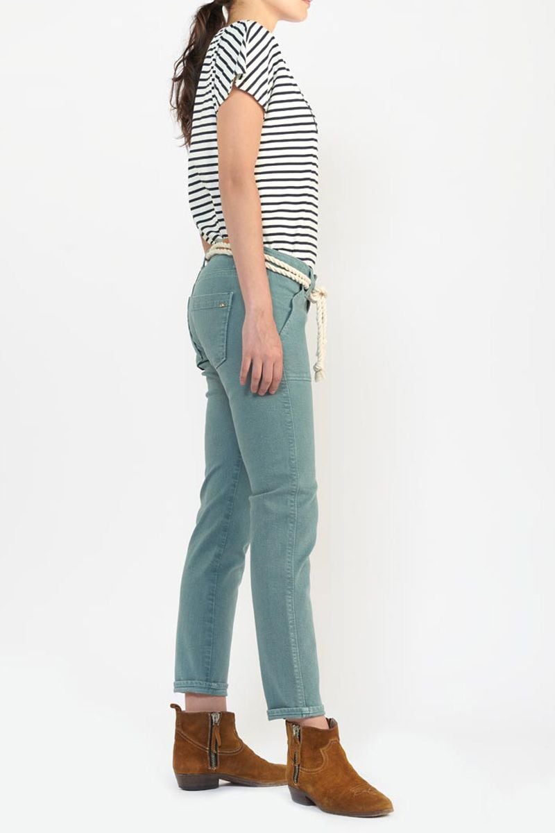 Le Temps Des Cerises Ezra2 200/43 Boyfit Jeans Vert D'eau