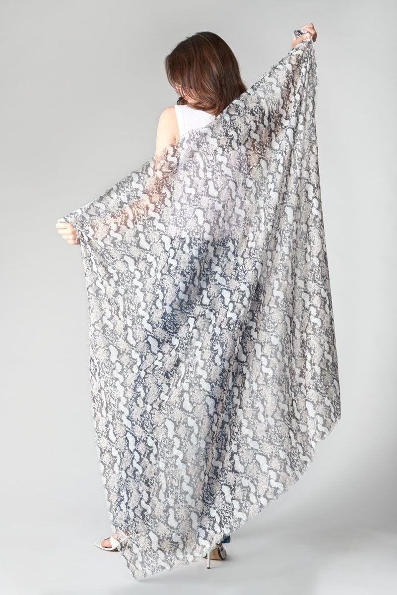 Le Temps Des Cerises Foulard Watsona à Motif Python