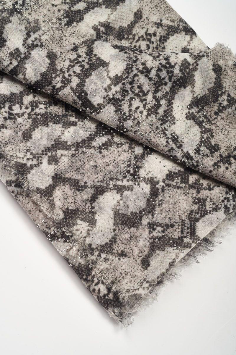 Le Temps Des Cerises Foulard Watsona à Motif Python