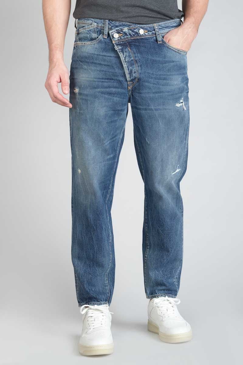 Le Temps Des Cerises Jeans 1998 Basic 7/8ème Destroy Vintage Bleu N°2