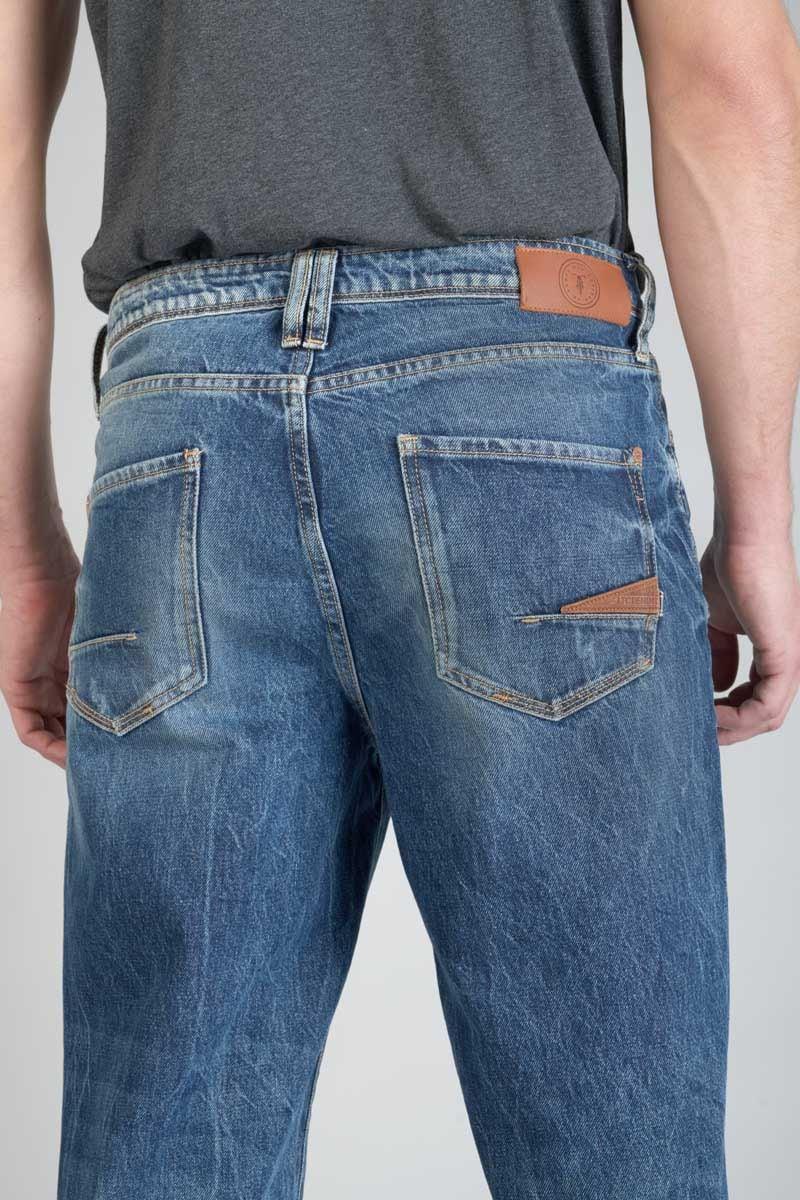 Le Temps Des Cerises Jeans 1998 Basic 7/8ème Destroy Vintage Bleu N°2