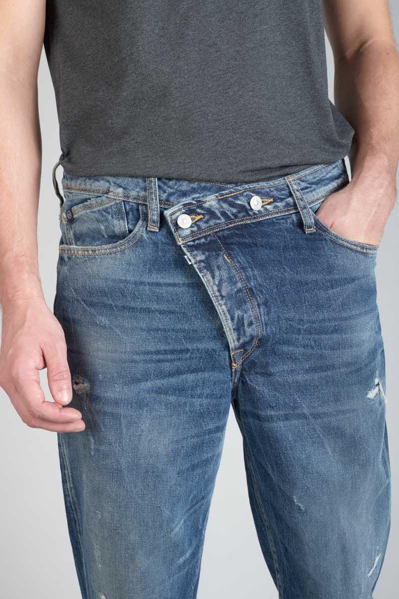Le Temps Des Cerises Jeans 1998 Basic 7/8ème Destroy Vintage Bleu N°2