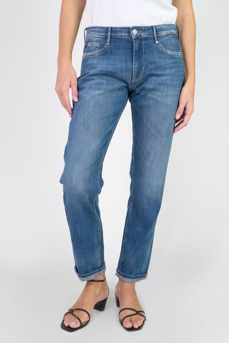 Le Temps Des Cerises Jeans 200/43 Boyfit Lana Taille Haute Bleu N°2