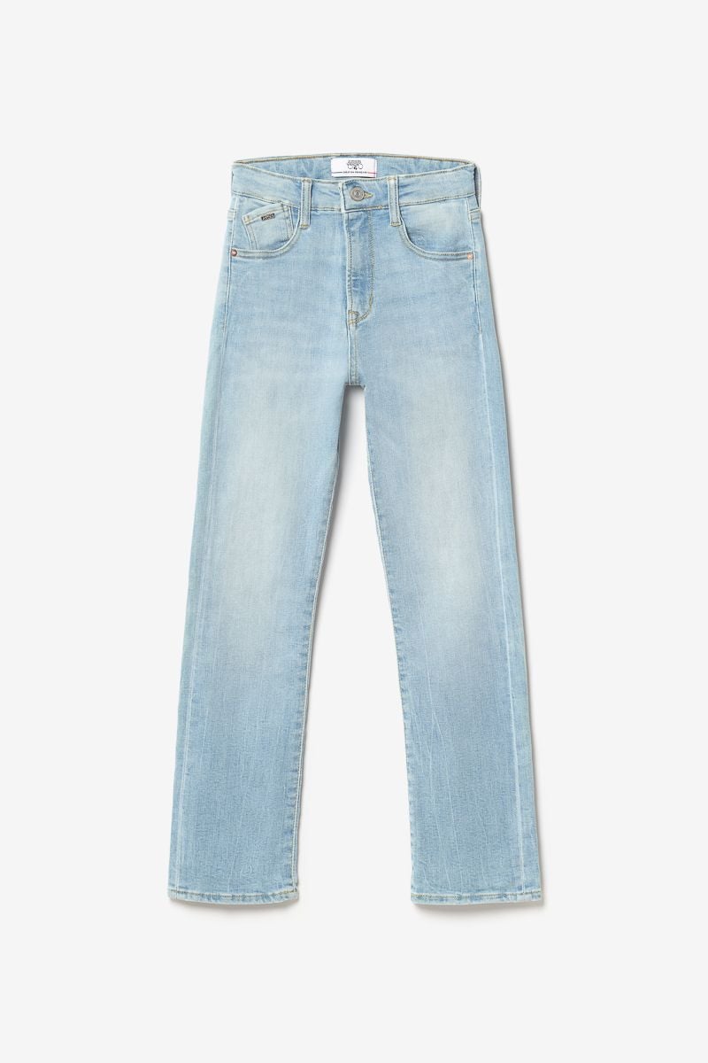 Le Temps Des Cerises Jeans 400/12 Mom Basic Taille Haute 7/8ème Bleu N°5
