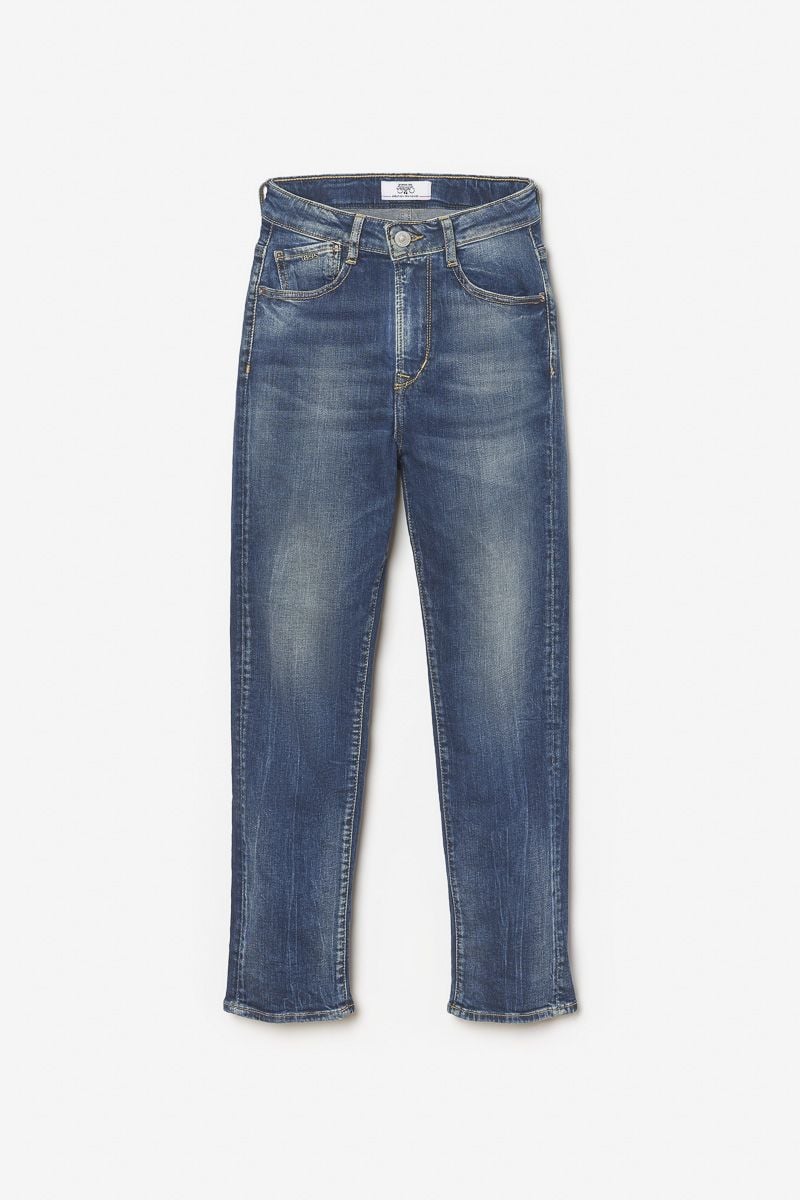 le temps des cerises Jeans 400/12 mom Basic taille haute 7/8ème vintage bleu N°2