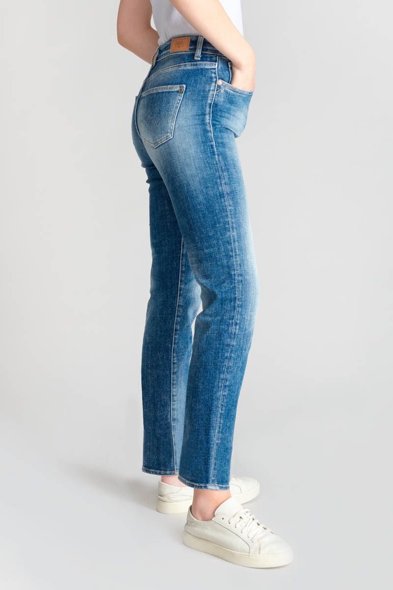 Le Temps Des Cerises Jeans 400/17 Mom Bambino Taille Haute 7/8ème Bleu N°4