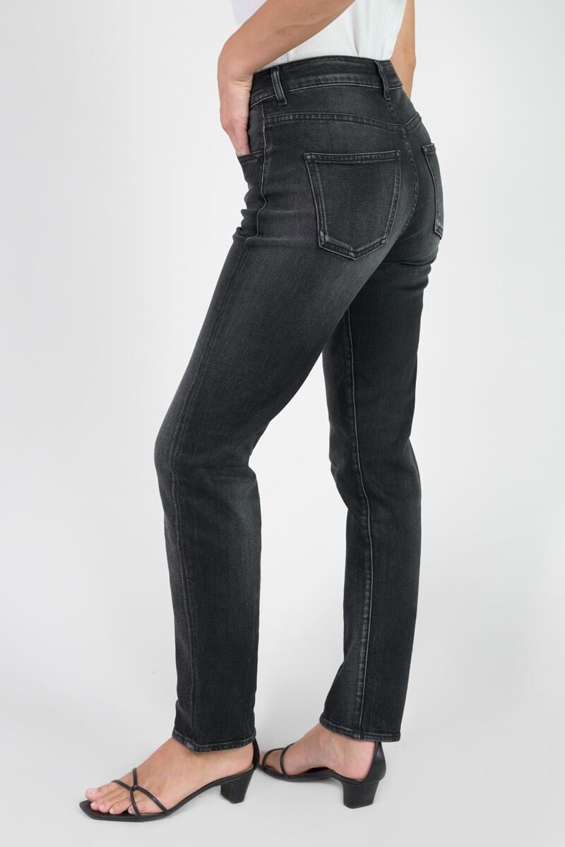 Le Temps Des Cerises Jeans 400/17 Mom Bambo Taille Haute 7/8ème Noir N°1