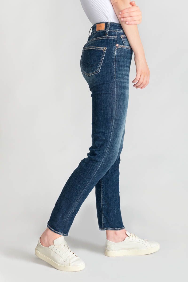 Le Temps Des Cerises Jeans 400/17 Mom Basic Taille Haute 7/8ème Bleu N°2
