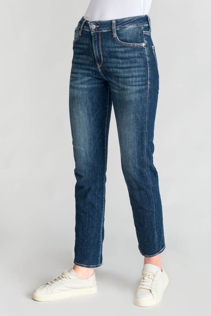 Le Temps Des Cerises Jeans 400/17 Mom Basic Taille Haute 7/8ème Bleu N°2
