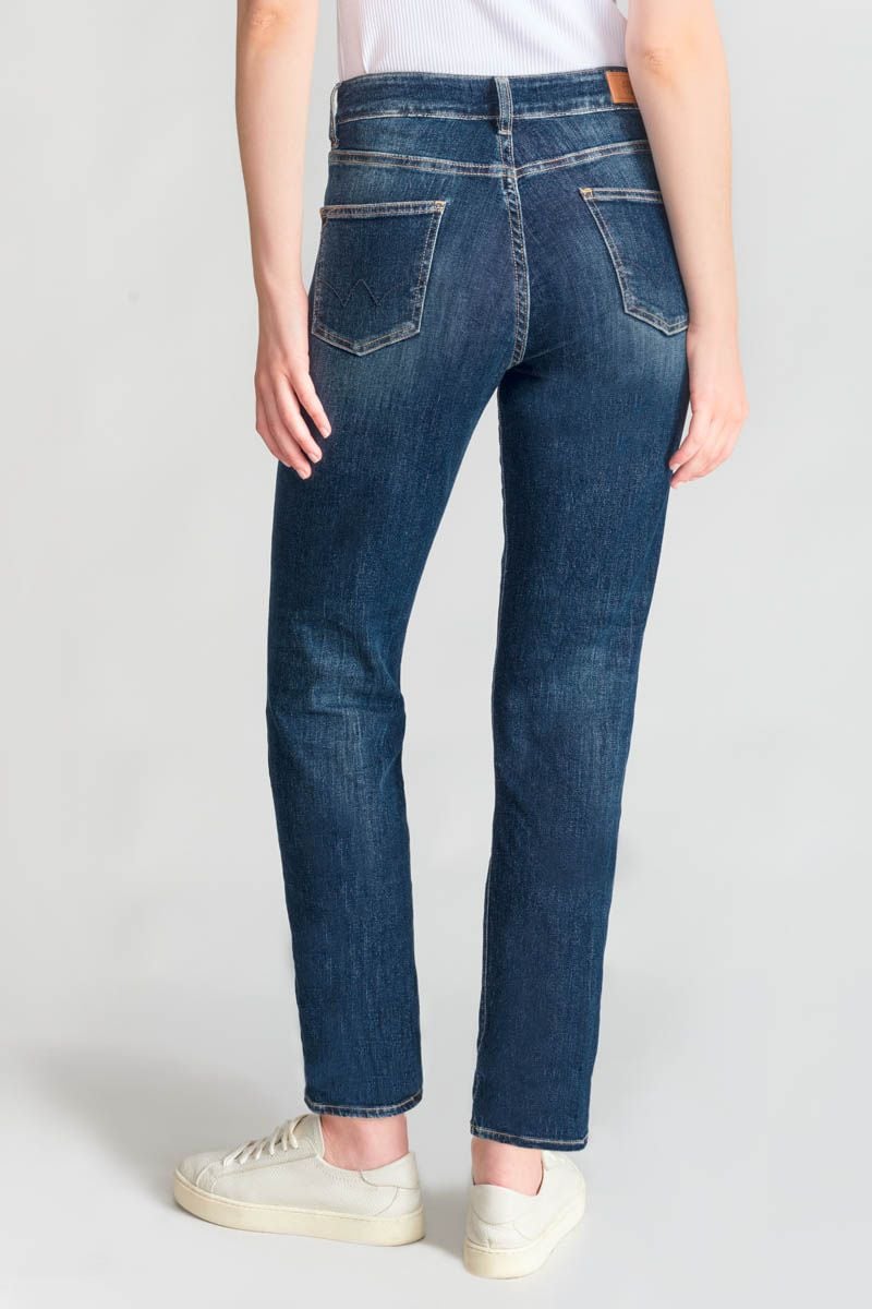 Le Temps Des Cerises Jeans 400/17 Mom Basic Taille Haute 7/8ème Bleu N°2