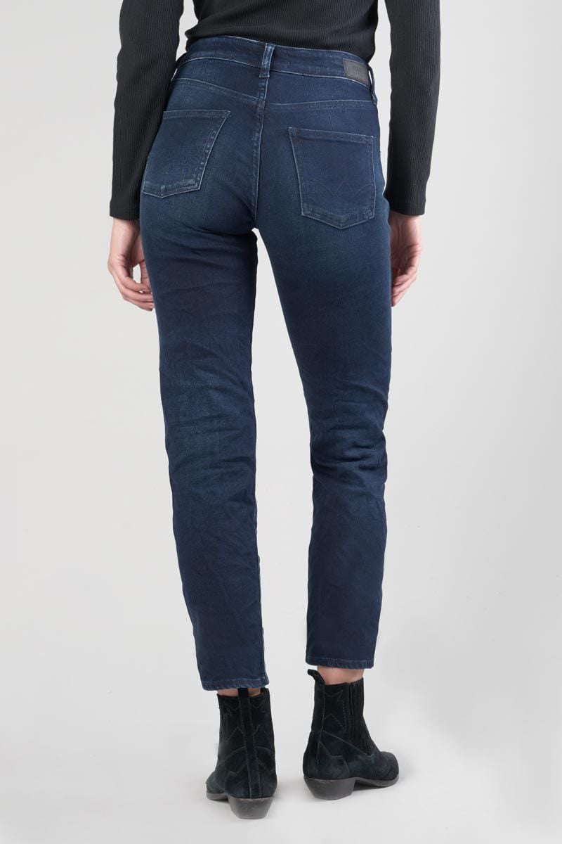 Le Temps Des Cerises Jeans 400/17 Mom Basic Taille Haute 7/8ème Bleu-noir N°2