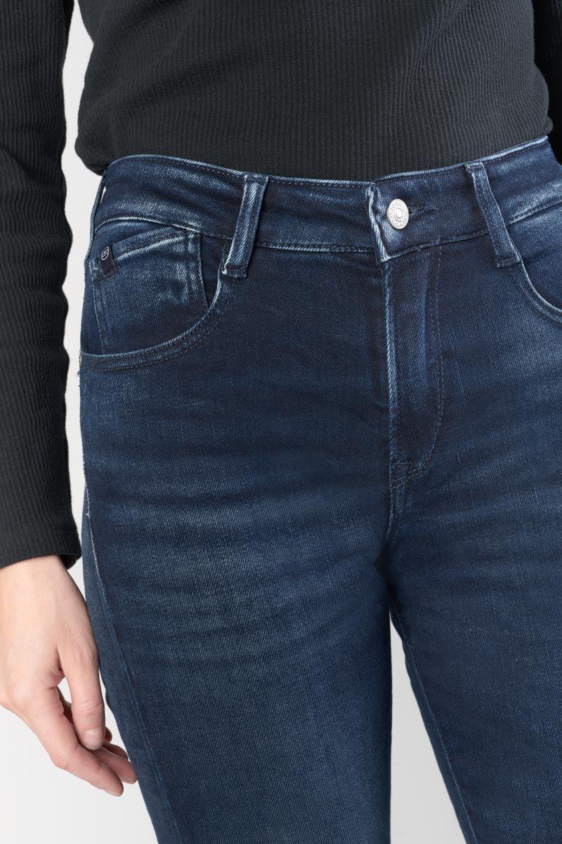 Le Temps Des Cerises Jeans 400/17 Mom Basic Taille Haute 7/8ème Bleu-noir N°2