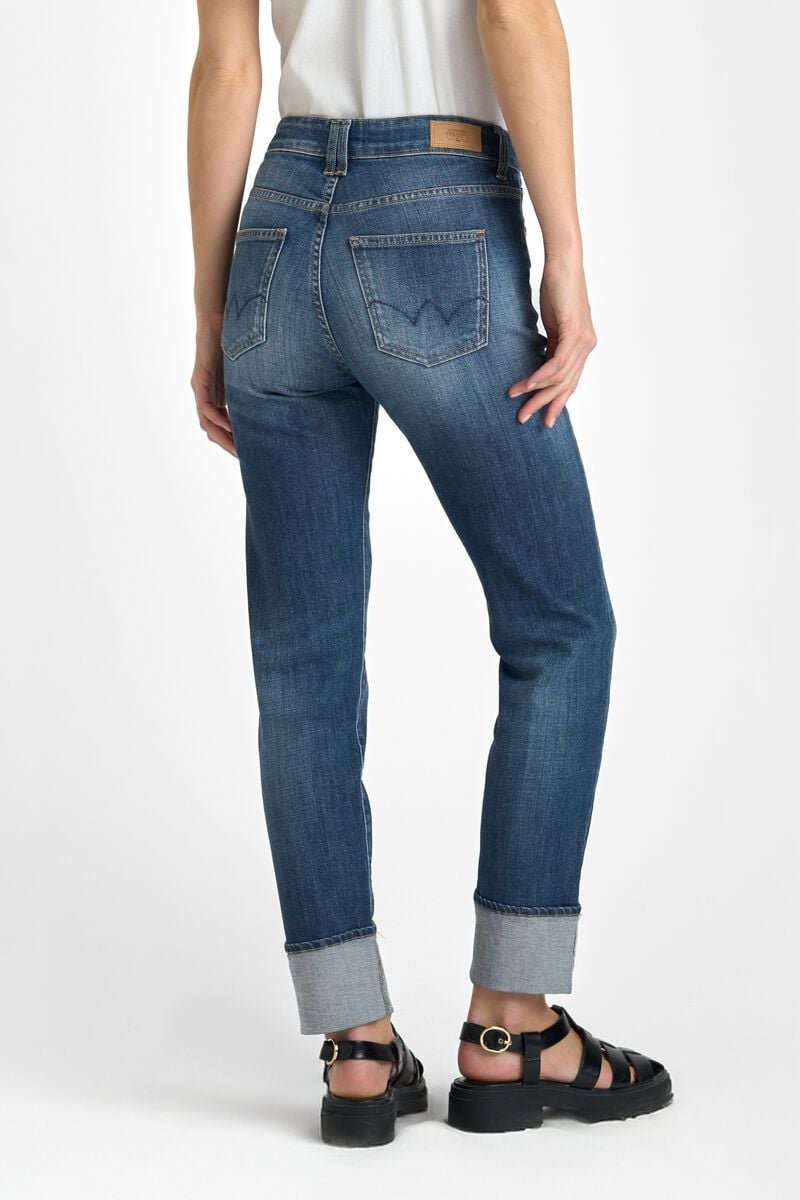 Le Temps Des Cerises Jeans 400/17 Mom Loli Taille Haute 7/8ème Bleu N°2