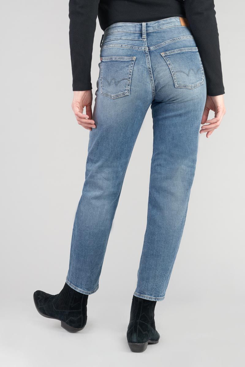 Le Temps Des Cerises Jeans 400/17 Mom Salma Taille Haute 7/8ème Bleu N°4