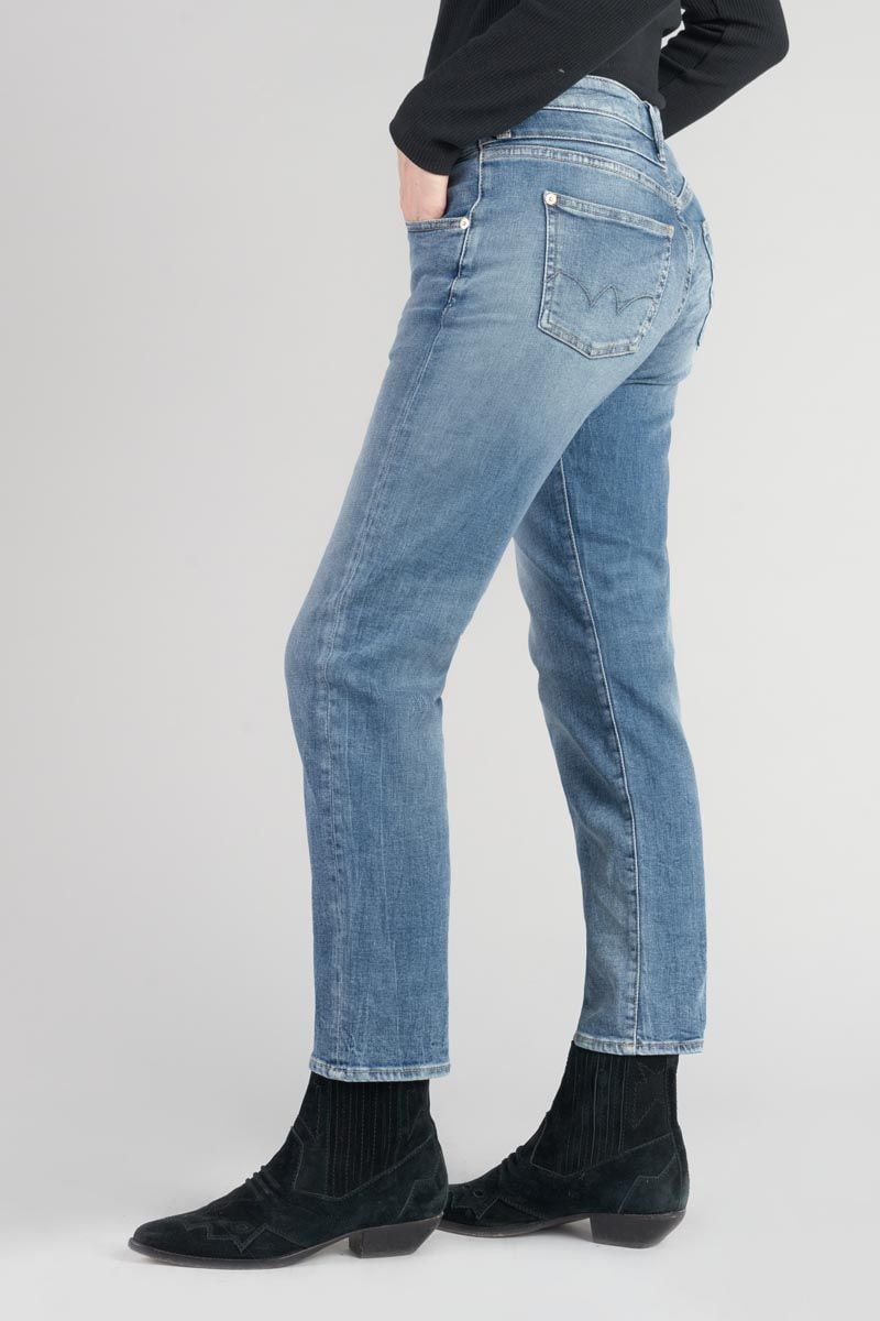 Le Temps Des Cerises Jeans 400/17 Mom Salma Taille Haute 7/8ème Bleu N°4