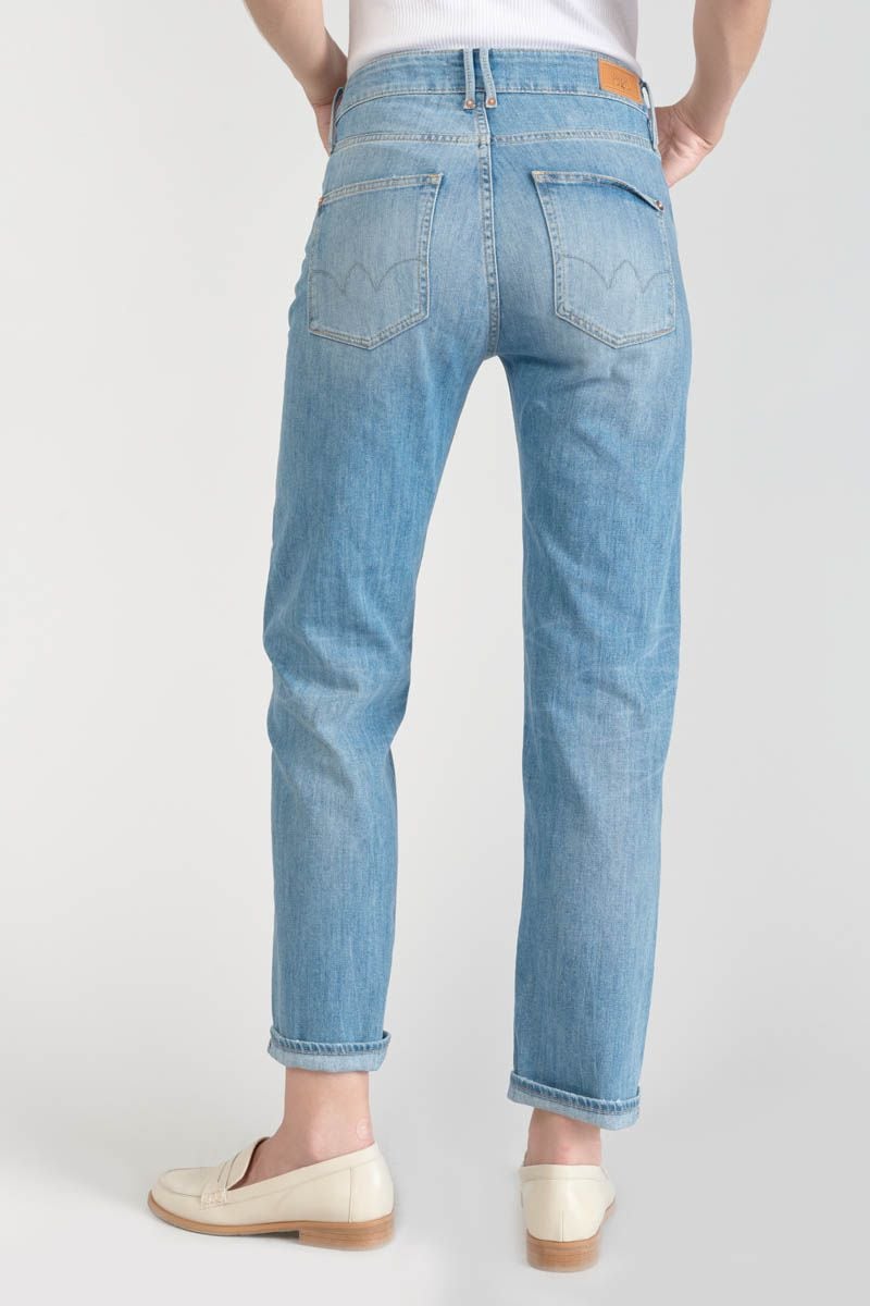 Le Temps Des Cerises Jeans 400/18 Mom Basic Taille Haute 7/8ème Bleu N°4