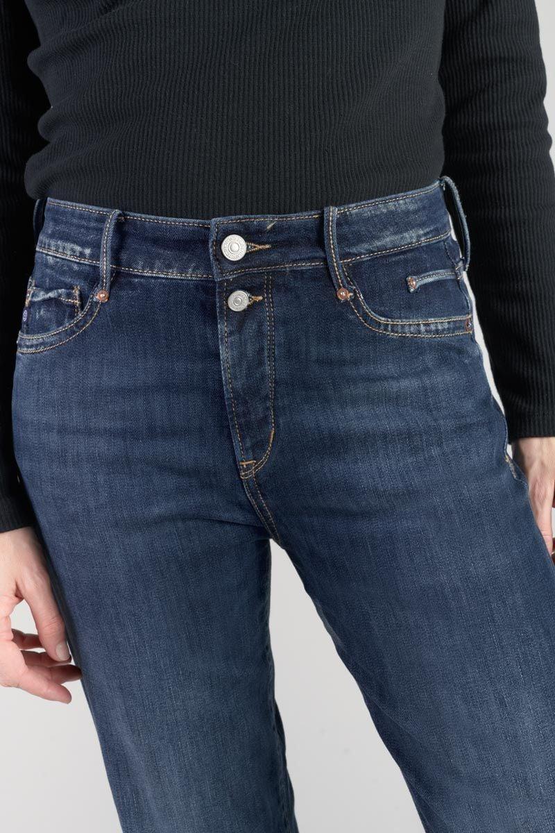 Le Temps Des Cerises Jeans 400/18 Mom Basic Taille Haute 7/8ème Bleu N°1