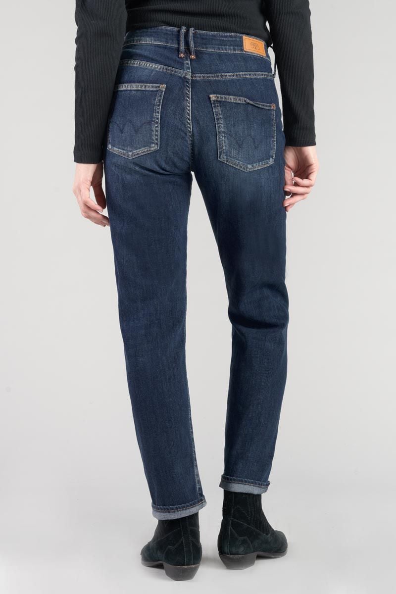 Le Temps Des Cerises Jeans 400/18 Mom Basic Taille Haute 7/8ème Bleu N°1