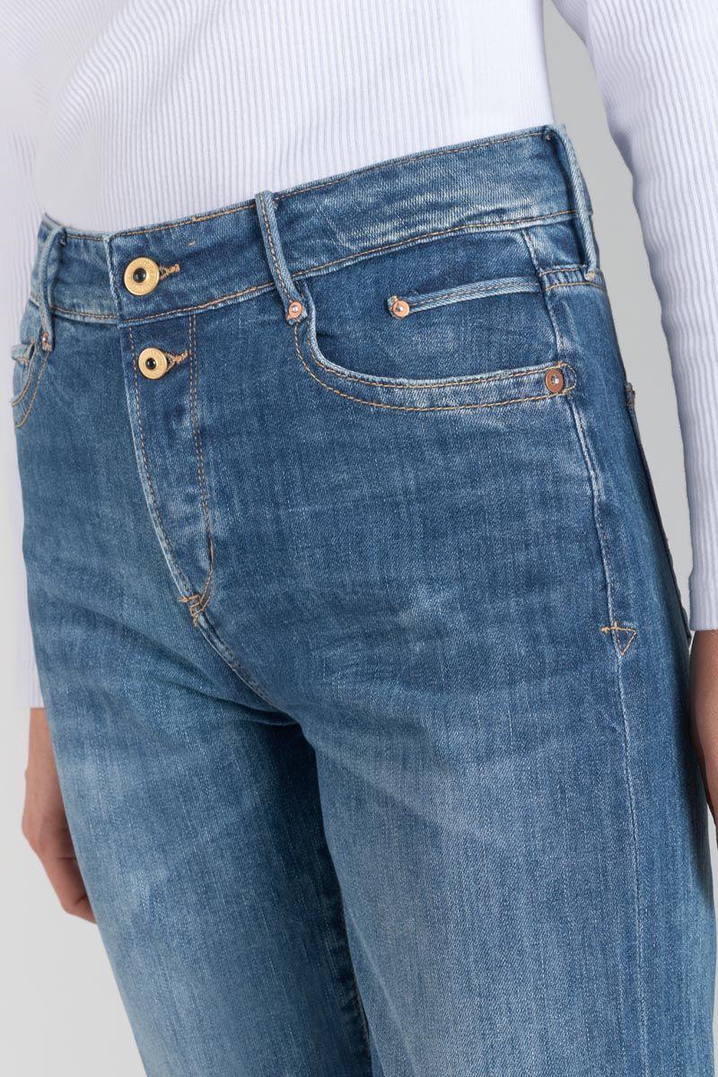 Le Temps Des Cerises Jeans 400/18 Mom Taille Haute 7/8ème Bleu N°2