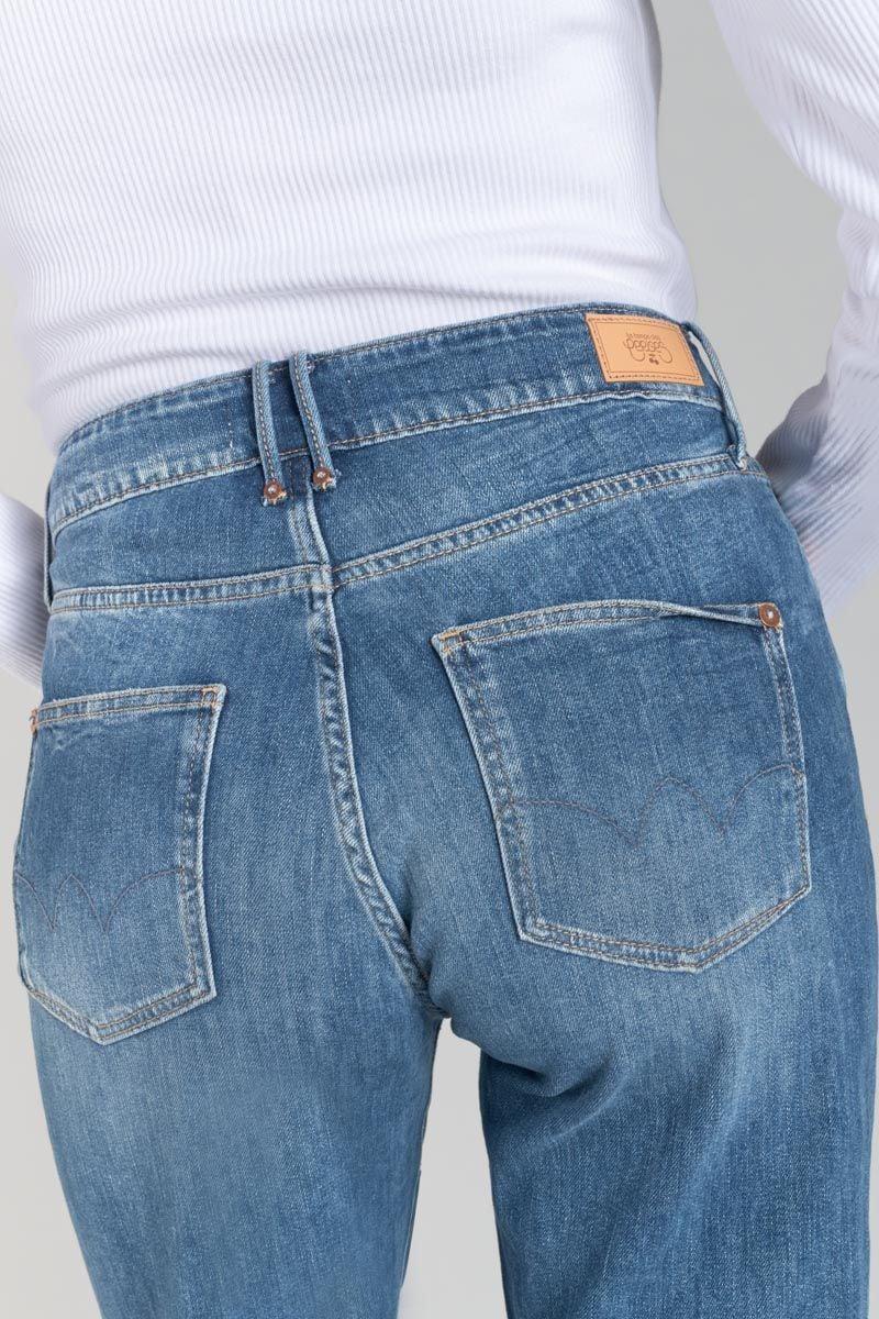 Le Temps Des Cerises Jeans 400/18 Mom Taille Haute 7/8ème Bleu N°2