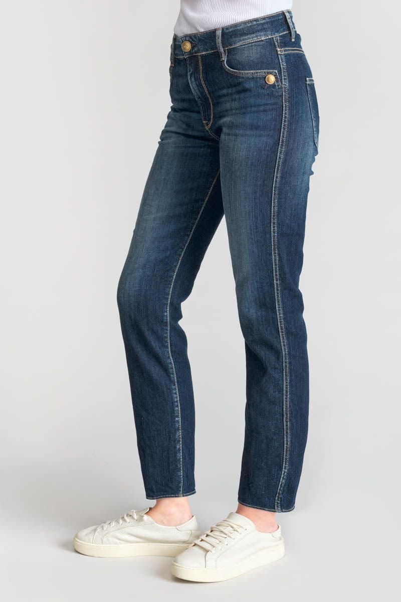 le temps des cerises Jeans 400/18 mom Villard taille haute 7/8ème bleu N°1