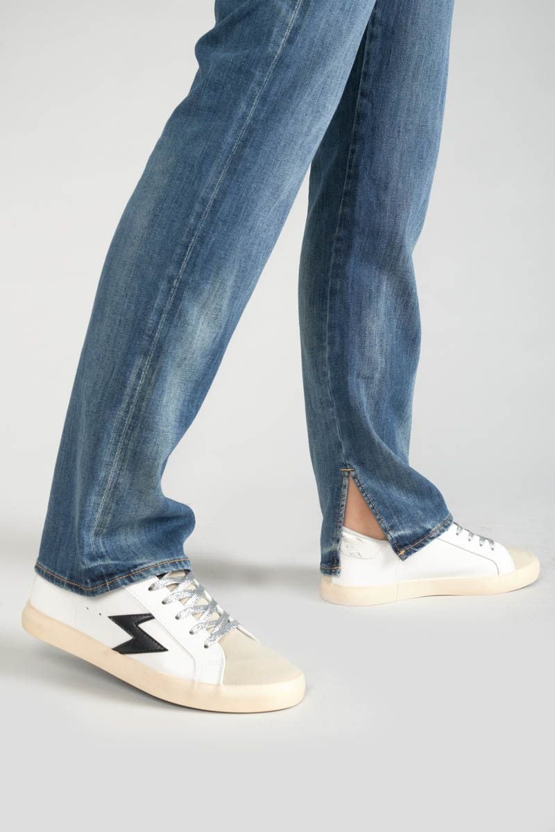 Le Temps Des Cerises Jeans 400/19 Mom Basic Taille Haute Vintage Bleu N°3