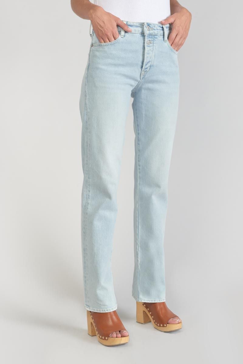 Le Temps Des Cerises Jeans 400/19 Mom Lux Taille Haute Bleu N°5