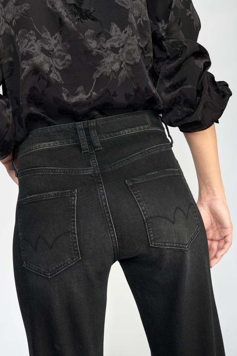Le Temps Des Cerises Jeans 400/19 Mom Lux Taille Haute Noir N°1