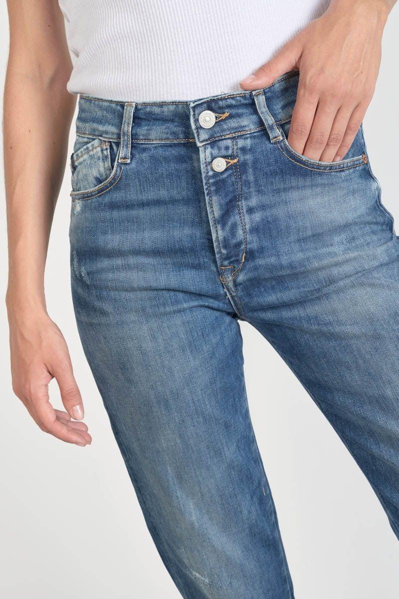 Le Temps Des Cerises Jeans 400/19 Mom Luxe Taille Haute Destroy Bleu N°2