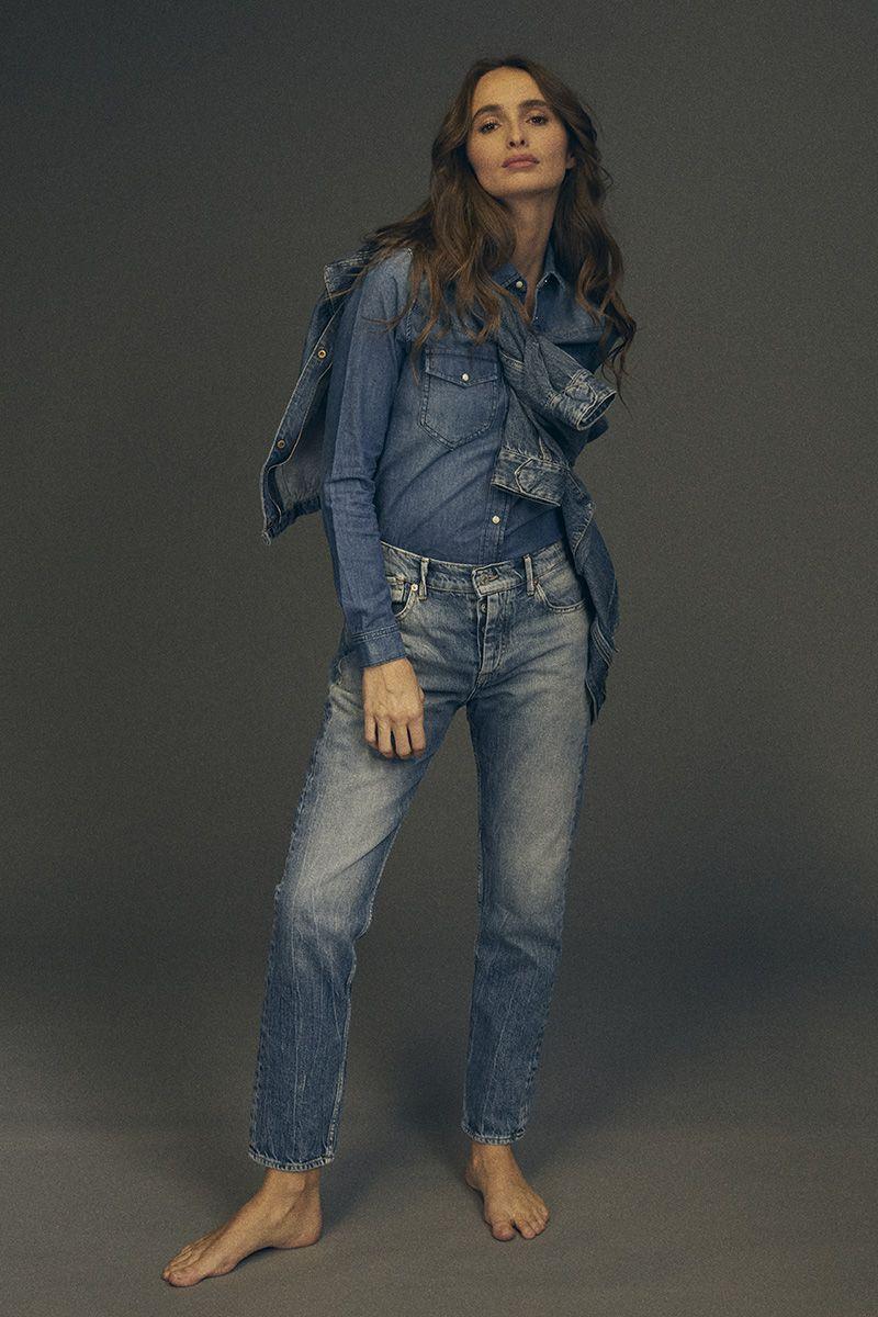Le Temps Des Cerises Jeans 400/20 Mom Basic Taille Haute 7/8ème Bleu N°4