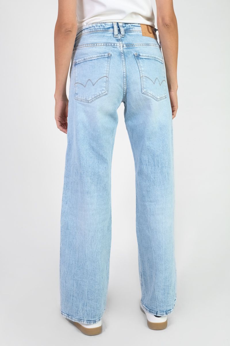 Le Temps Des Cerises Jeans 400/28 Regular Loose Nag Taille Haute Bleu N°5