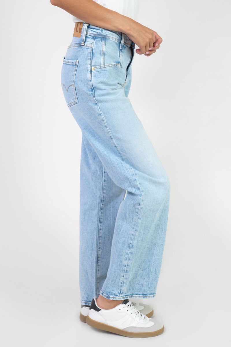 Le Temps Des Cerises Jeans 400/28 Regular Loose Nag Taille Haute Bleu N°5