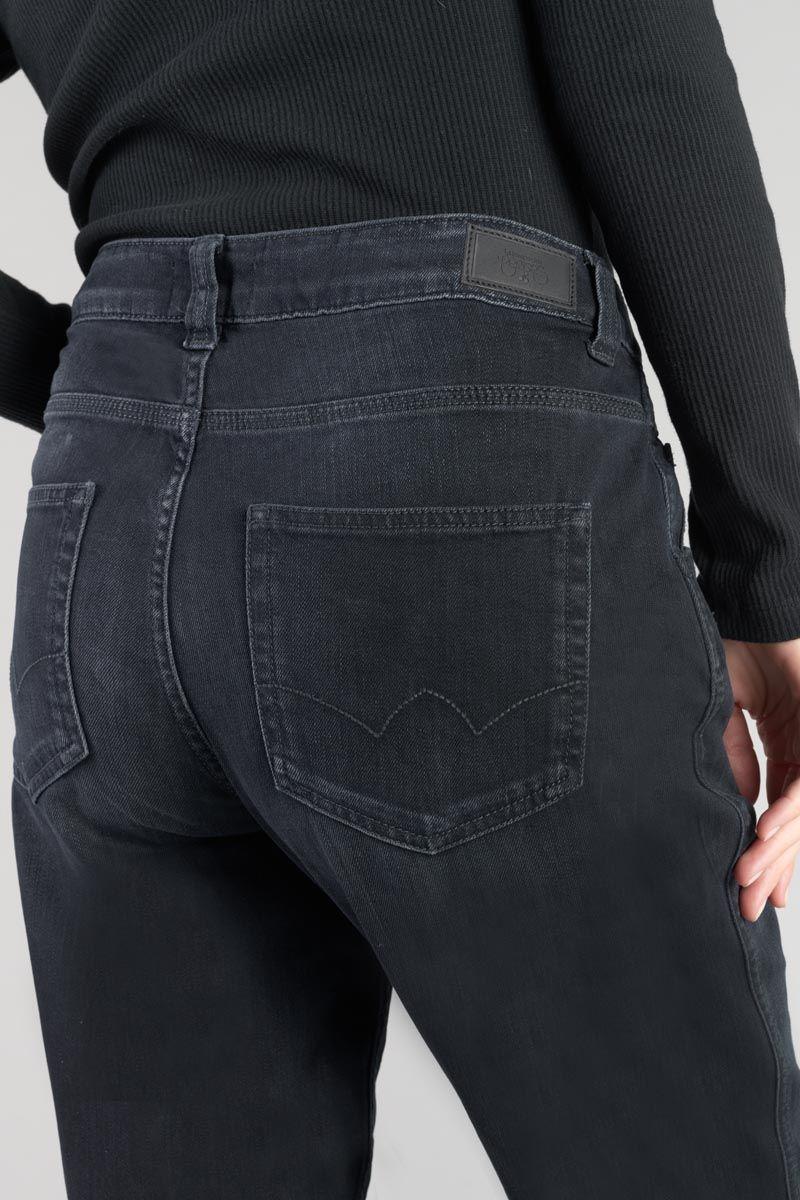 Le Temps Des Cerises Jeans 400/60 Girlfriend Basic Taille Haute Bleu-noir N°1