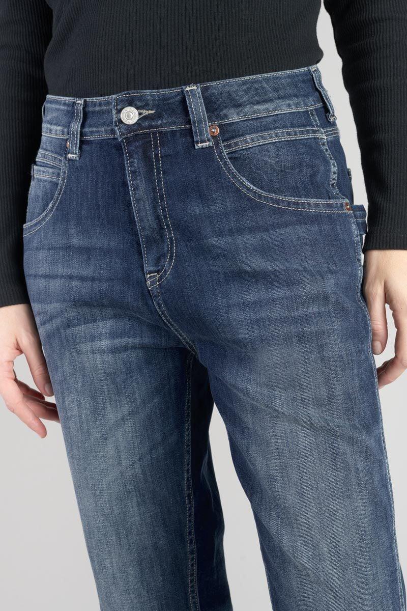 Le Temps Des Cerises Jeans 400/60 Girlfriend Kiss Taille Haute Vintage Bleu N°2